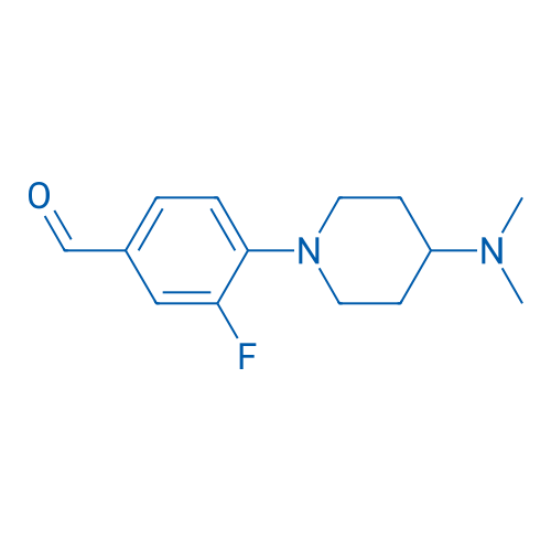 4-(4-(Dimethylamino)piperidin-1-yl)-3-fluorobenzaldehyde 1g