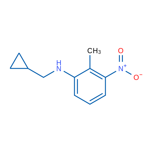 N-(Cyclopropylmethyl)-2-methyl-3-nitroaniline 1g