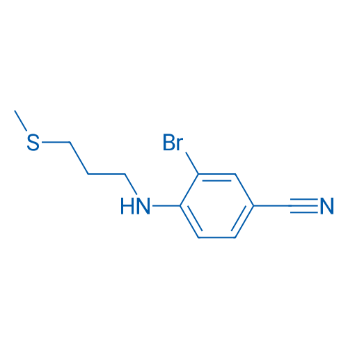 3-Bromo-4-{[3-(methylsulfanyl)propyl]amino}benzonitrile 1g