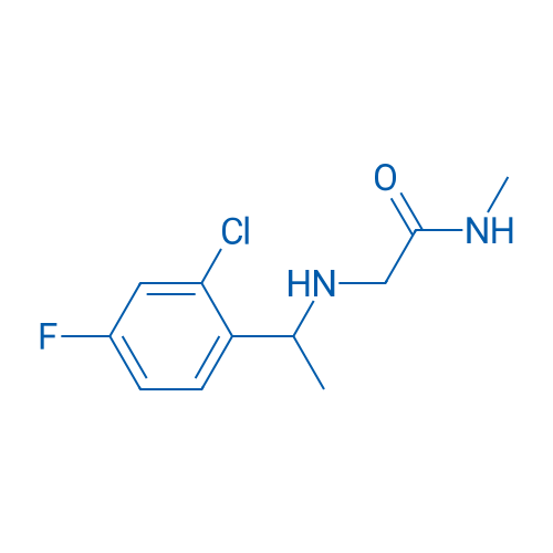2-{[1-(2-chloro-4-fluorophenyl)ethyl]amino}-N-methylacetamide 1g