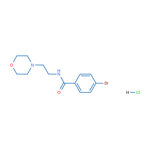 4-Bromo-N-[2-(morpholin-4-yl)ethyl]benzamide hydrochloride 1g