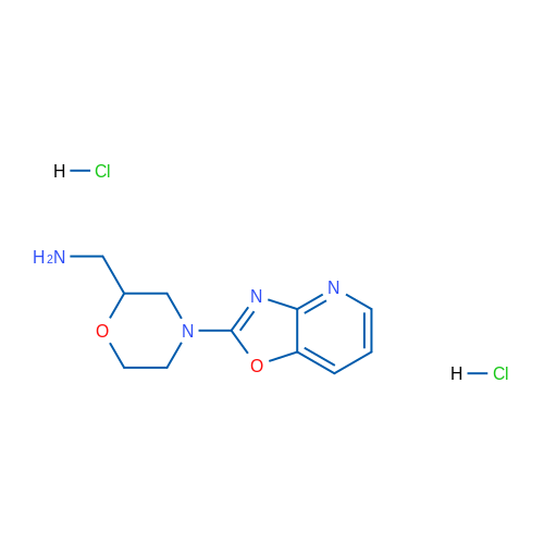 (4-(Oxazolo[4,5-b]pyridin-2-yl)morpholin-2-yl)methanamine dihydrochloride 1g