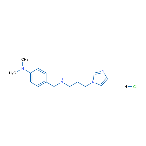 4-(((3-(1H-Imidazol-1-yl)propyl)amino)methyl)-N,N-dimethylaniline hydrochloride 1g
