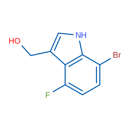 (7-Bromo-4-fluoro-1H-indol-3-yl)methanol 1g