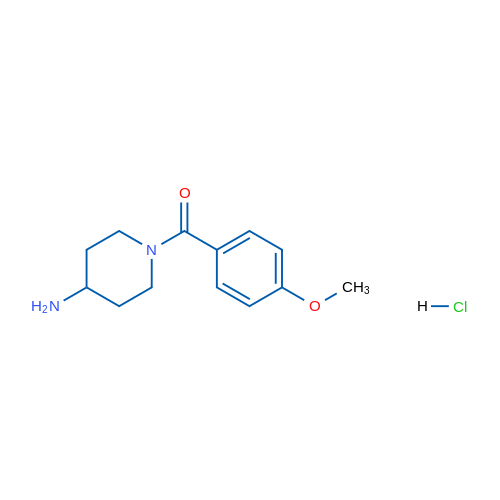 (4-Aminopiperidin-1-yl)(4-methoxyphenyl)methanone hydrochloride 5g
