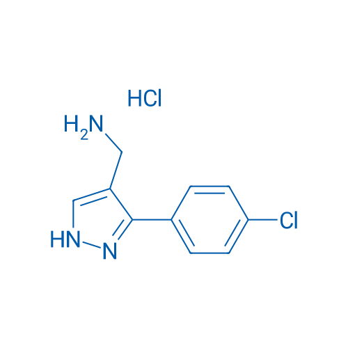 {[3-(4-chlorophenyl)-1H-pyrazol-4-yl]methyl}amine hydrochloride 5g