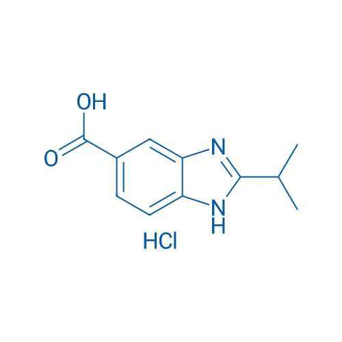 2-Isopropyl-1H-benzo[d]imidazole-5-carboxylic acid hydrochloride 250mg