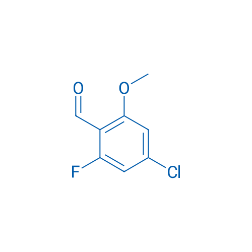 4-Chloro-2-fluoro-6-methoxybenzaldehyde 1g
