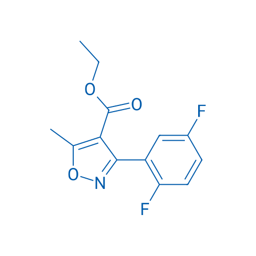 3-(2,5-Difluoro-phenyl)-5-methyl-isoxazole-4-carboxylic acid ethyl ester 1g