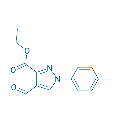 Ethyl 4-formyl-1-(p-tolyl)-1H-pyrazole-3-carboxylate 1g