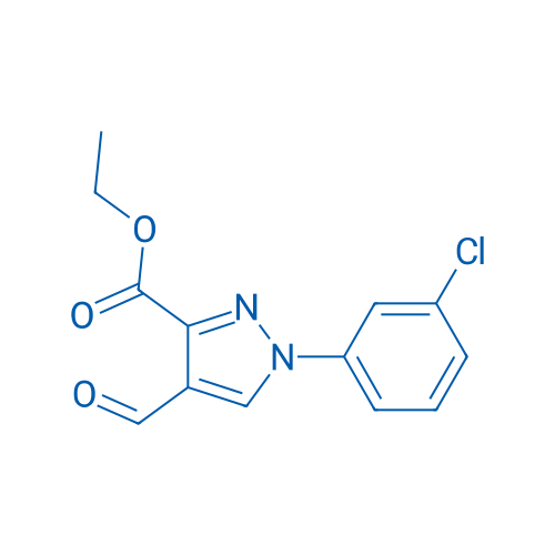 Ethyl 1-(3-chlorophenyl)-4-formyl-1H-pyrazole-3-carboxylate 1g