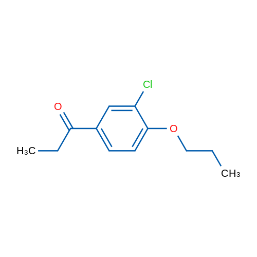 1-(3-Chloro-4-propoxyphenyl)propan-1-one 1g