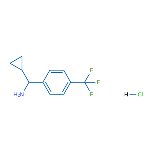 Cyclopropyl(4-(trifluoromethyl)phenyl)methanamine hydrochloride 1g