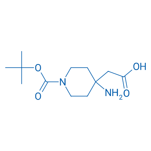 2-(4-Amino-1-(tert-butoxycarbonyl)piperidin-4-yl)acetic acid 1g