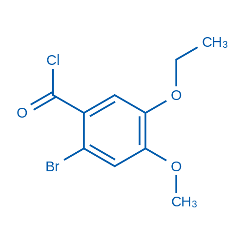 2-Bromo-5-ethoxy-4-methoxybenzoyl chloride 250mg