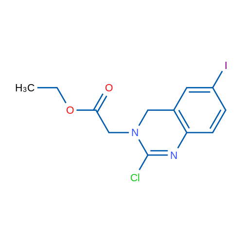 Ethyl 2-(2-chloro-6-iodoquinazolin-3(4H)-yl)acetate 1g