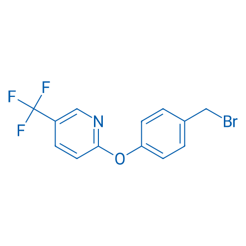 2-(4-(Bromomethyl)phenoxy)-5-(trifluoromethyl)pyridine 100mg