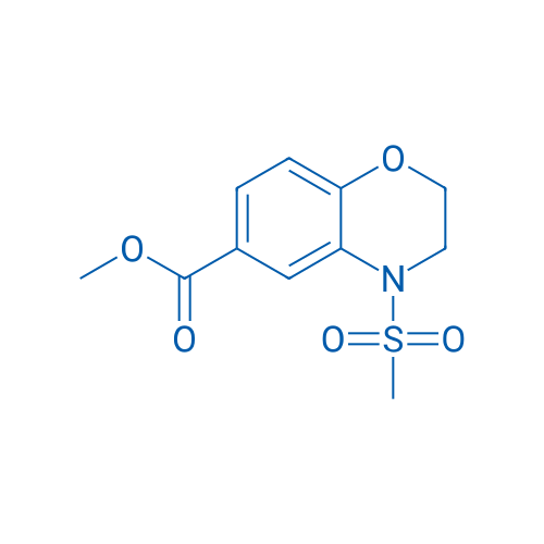 Methyl 4-(methylsulfonyl)-3,4-dihydro-2H-benzo[b][1,4]oxazine-6-carboxylate 1g