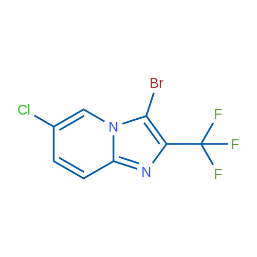 3-Bromo-6-chloro-2-(trifluoromethyl)imidazo[1,2-a]pyridine 5g