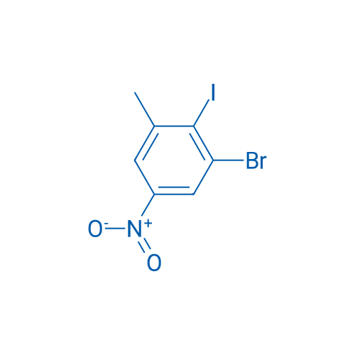 1-Bromo-2-iodo-3-methyl-5-nitrobenzene 250mg
