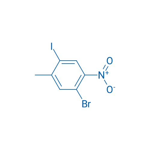 1-Bromo-4-iodo-5-methyl-2-nitrobenzene 25g