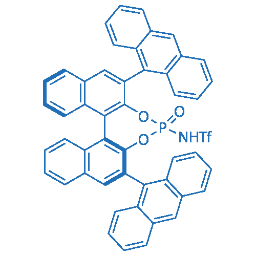 (11bS)-N-(2,6-Di(anthracen-9-yl)-4-oxidodinaphtho[2,1-d:1',2'-f][1,3,2]dioxaphosphepin-4-yl)-1,1,1-trifluoromethanesulfonamide 100mg