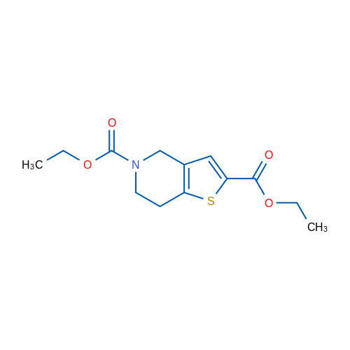 Diethyl 6,7-dihydrothieno[3,2-c]pyridine-2,5(4H)-dicarboxylate 1g