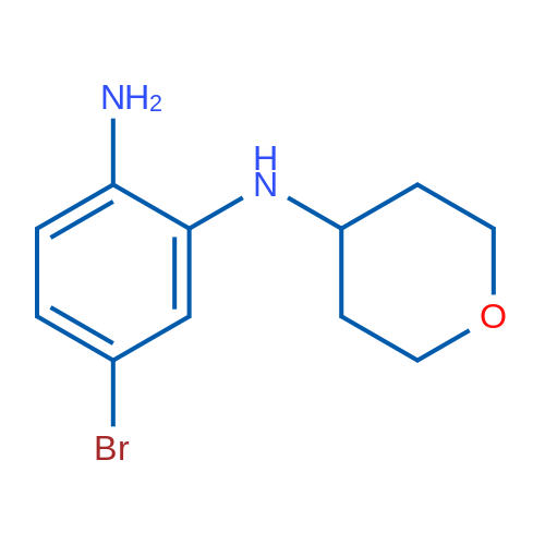 5-Bromo-N1-(tetrahydro-2H-pyran-4-yl)benzene-1,2-diamine 1g