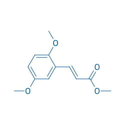 (E)-Methyl 3-(2,5-dimethoxyphenyl)acrylate 1g