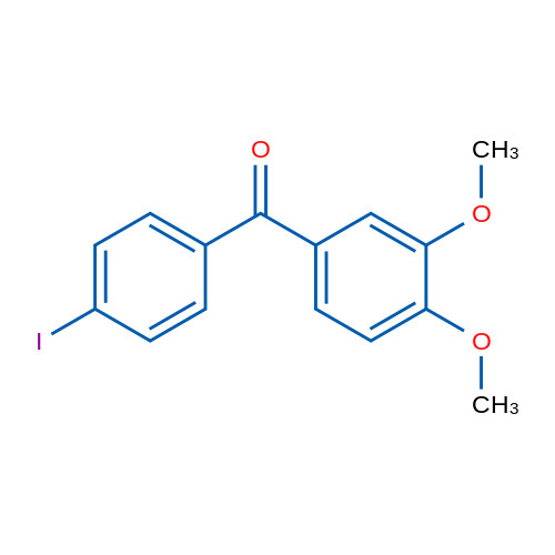 3,4-Dimethoxy-4'-iodobenzophenone 1g