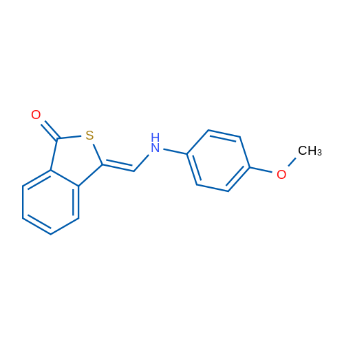 (3Z)-3-{[(4-methoxyphenyl)amino]methylidene}-1,3-dihydro-2-benzothiophen-1-one 1g