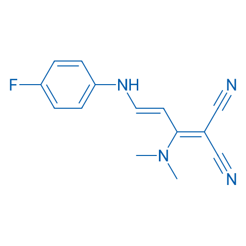 2-[(2E)-1-(Dimethylamino)-3-[(4-fluorophenyl)amino]prop-2-en-1-ylidene]propanedinitrile 1g