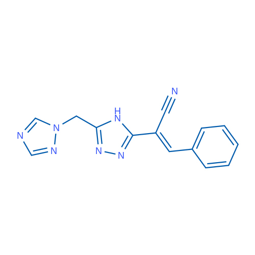 (2E)-3-Phenyl-2-{5-[(1H-1,2,4-triazol-1-yl)methyl]-4H-1,2,4-triazol-3-yl}prop-2-enenitrile 1g