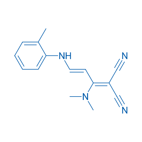 2-[(2E)-1-(Dimethylamino)-3-[(2-methylphenyl)amino]prop-2-en-1-ylidene]propanedinitrile 1g
