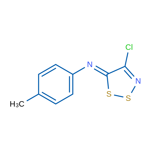 (5Z)-4-Chloro-N-(4-methylphenyl)-5H-1,2,3-dithiazol-5-imine 1g