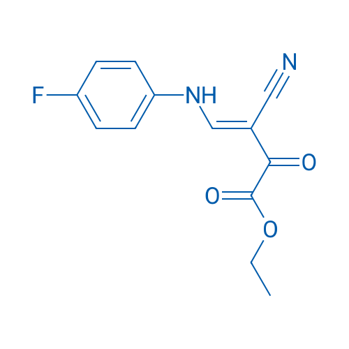 Ethyl (3E)-3-cyano-4-[(4-fluorophenyl)amino]-2-oxobut-3-enoate 1g