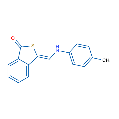 (3Z)-3-{[(4-methylphenyl)amino]methylidene}-1,3-dihydro-2-benzothiophen-1-one 1g