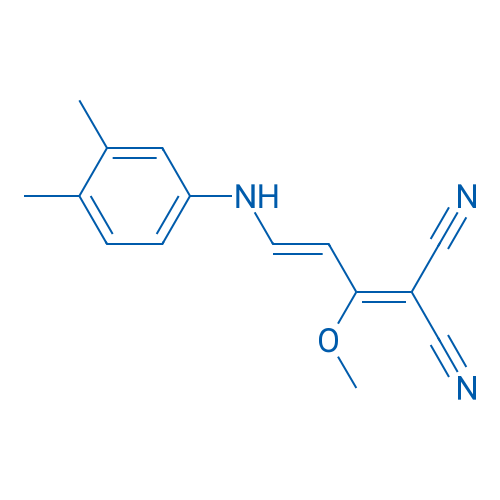 2-[(2E)-3-[(3,4-Dimethylphenyl)amino]-1-methoxyprop-2-en-1-ylidene]propanedinitrile 1g