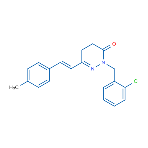 2-[(2-Chlorophenyl)methyl]-6-[(E)-2-(4-methylphenyl)ethenyl]-2,3,4,5-tetrahydropyridazin-3-one 1g