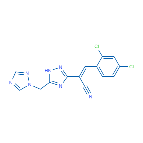 (2E)-3-(2,4-Dichlorophenyl)-2-{5-[(1H-1,2,4-triazol-1-yl)methyl]-1H-1,2,4-triazol-3-yl}prop-2-enenitrile 1g