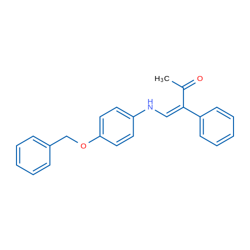 (3Z)-4-{[4-(benzyloxy)phenyl]amino}-3-phenylbut-3-en-2-one 1g