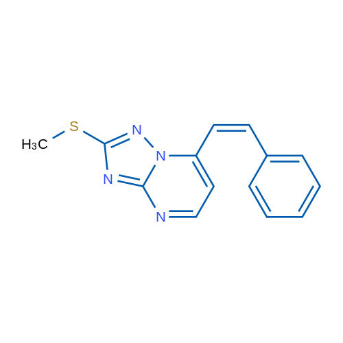 2-(Methylsulfanyl)-7-[(Z)-2-phenylethenyl]-[1,2,4]triazolo[1,5-a]pyrimidine 1g