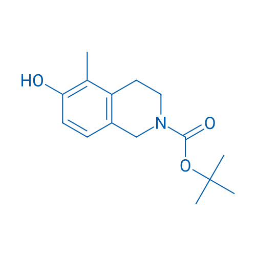 tert-Butyl 6-hydroxy-5-methyl-3,4-dihydroisoquinoline-2(1H)-carboxylate 250mg