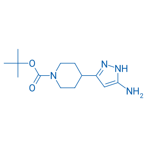 tert-Butyl 4-(5-amino-1H-pyrazol-3-yl)piperidine-1-carboxylate 5g