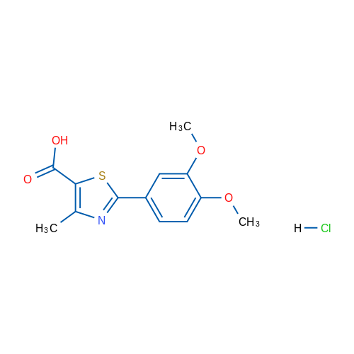 2-(3,4-Dimethoxyphenyl)-4-methyl-1,3-thiazole-5-carboxylic acid hydrochloride 10g