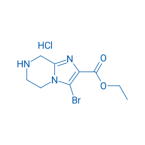 Ethyl 3-bromo-5,6,7,8-tetrahydroimidazo[1,2-a]pyrazine-2-carboxylate hydrochloride 1g