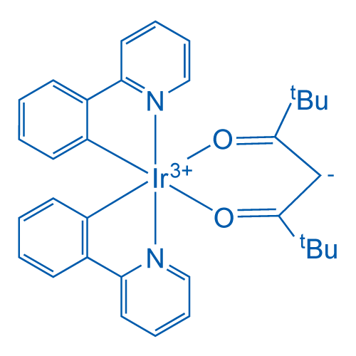 Bis[2-(2-pyridinyl-κN)phenyl-κC](2,2,6,6-tetramethyl-3,5-heptanedionato-κO3,κO5)iridium 1g