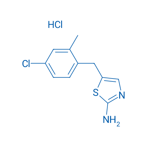 5-(4-Chloro-2-methylbenzyl)thiazol-2-amine hydrochloride 250mg