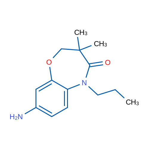 8-amino-3,3-dimethyl-5-propyl-2,3-dihydro-1,5-benzoxazepin-4(5H)-one 5g