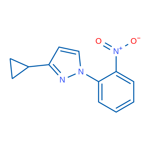 3-Cyclopropyl-1-(2-nitrophenyl)-1H-pyrazole 5g